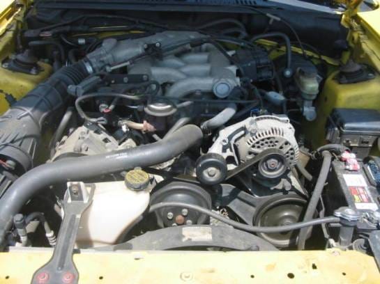 99-04 Ford Mustang Coupe 3.8 Manual - Yellow thumbnail 3