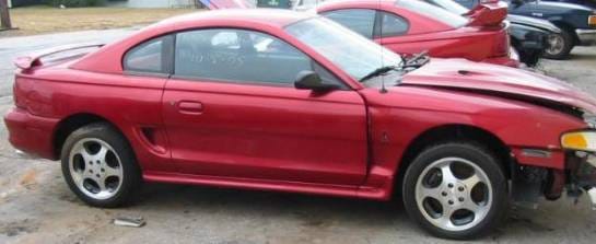 94-98 Ford Mustang Coupe 4.6 Manual - Red thumbnail 2