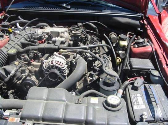 99-04 Ford Mustang Convertible 4.6 Manual - Red thumbnail 5