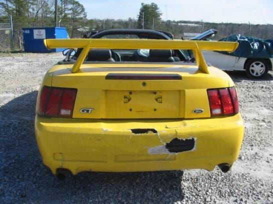99-04 Ford Mustang Convertible 4.6 Automatic - Yellow thumbnail 3