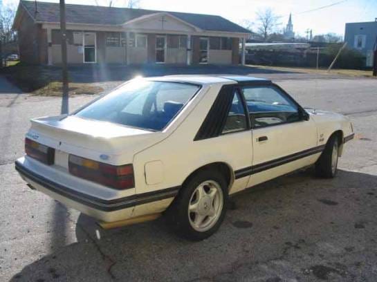 83-86 Ford Mustang Hatchback 5 N/A - White thumbnail 3