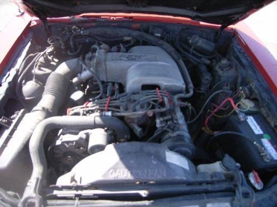 84-86 Ford Mustang Convertible 5 Automatic - Red