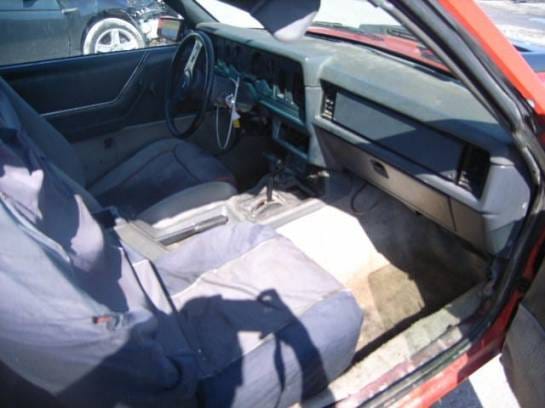 84-86 Ford Mustang Convertible 5 Automatic - Red thumbnail 4