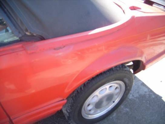84-86 Ford Mustang Convertible 5 Automatic - Red thumbnail 5
