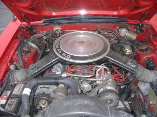 84-86 Ford Mustang Convertible 5 manual - red thumbnail 3