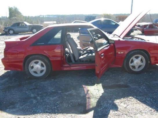 87-93 Ford Mustang Hatchback 5 Automatic - Red thumbnail 3