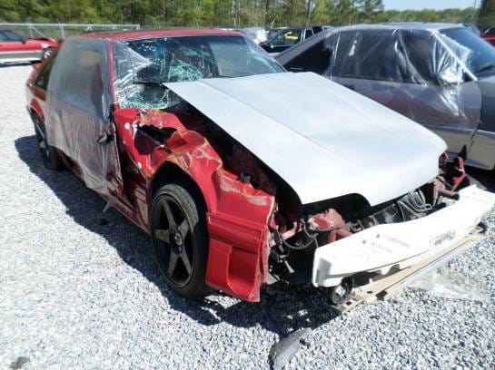 87-93 Ford Mustang Hatchback 5 Automatic - Red thumbnail 3