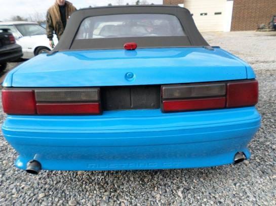 89 Ford Mustang Convertible 5 Automatic - Blue thumbnail 5