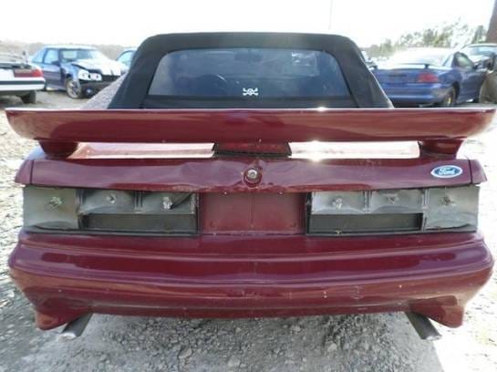 87-93 Ford Mustang Convertible 5 Manual - Red thumbnail 5