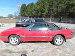 83-86 Ford Mustang Convertible 5 Manual - Red