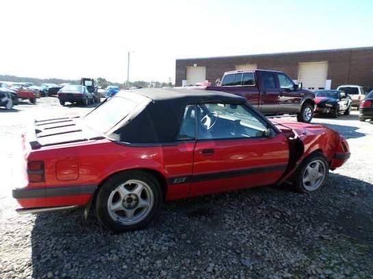83-86 Ford Mustang Convertible 5 Manual - Red thumbnail 2