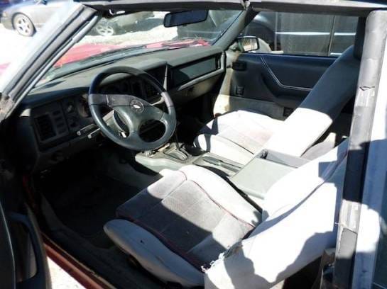 83-86 Ford Mustang Convertible 5 Manual - Red thumbnail 3