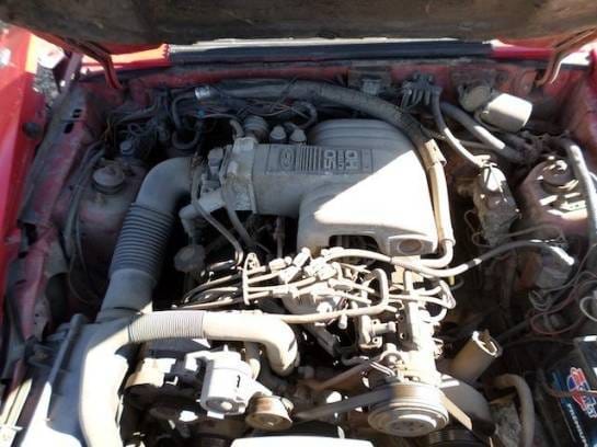 83-86 Ford Mustang Convertible 5 Manual - Red thumbnail 4