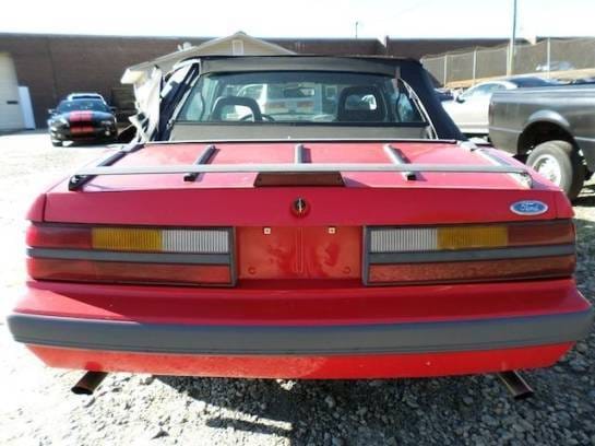 83-86 Ford Mustang Convertible 5 Manual - Red thumbnail 5