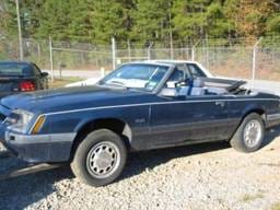 83-86 Ford Mustang Convertible 5 Manual - Blue