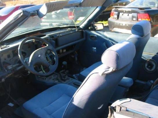 83-86 Ford Mustang Convertible 5 Manual - Blue thumbnail 4
