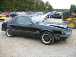 83-86 Ford Mustang Hatchback 5 Manual - Black