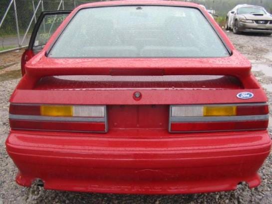 87-93 Ford Mustang Hatchback 5 Manual - Red thumbnail 5