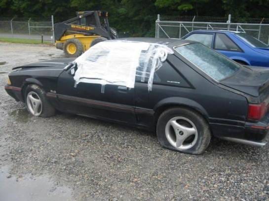 87-93 Ford Mustang Hatchback 5 Manual - Black thumbnail 2