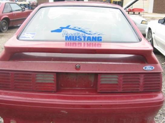 87-93 Ford Mustang Hatchback 5 Automatic - Red thumbnail 5