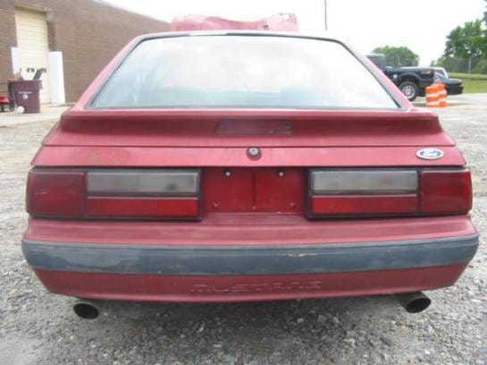 87-93 Ford Mustang Hatchback 5 Manual - Red thumbnail 5
