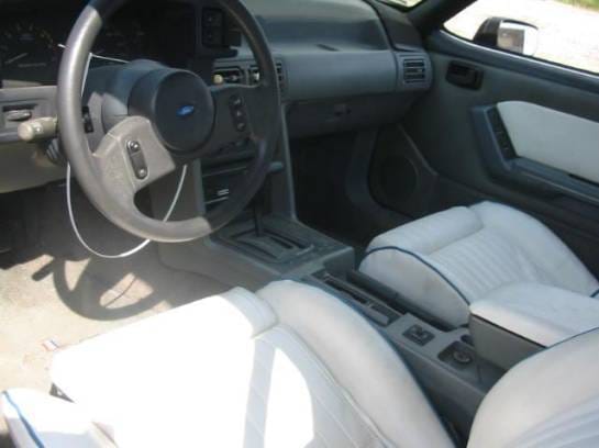 87-93 Ford Mustang Convertible 5 Automatic - Blue thumbnail 5