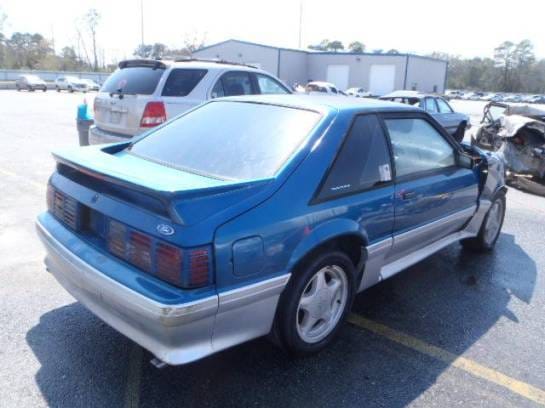 87-93 Ford Mustang Hatchback 5 Manual - Blue thumbnail 2