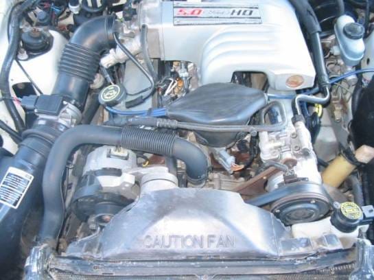 87-93 Ford Mustang Convertible 5 Manual - White thumbnail 4