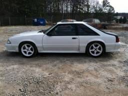 87-93 Ford Mustang Hatchback 5 Manual - White