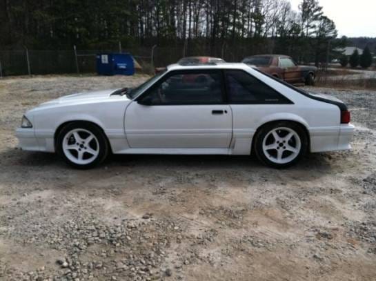 87-93 Ford Mustang Hatchback 5 Manual - White