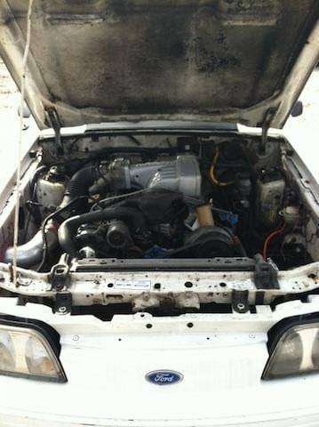 87-93 Ford Mustang Hatchback 5 Manual - White thumbnail 3