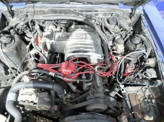 87-93 Ford Mustang Convertible 5 Manual - Blue thumbnail 3