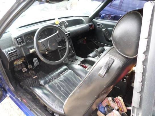 87-93 Ford Mustang Convertible 5 Manual - Blue thumbnail 4