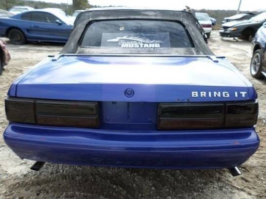 87-93 Ford Mustang Convertible 5 Manual - Blue thumbnail 5