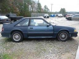 87-93 Ford Mustang Hatchback 5 Manual - Blue