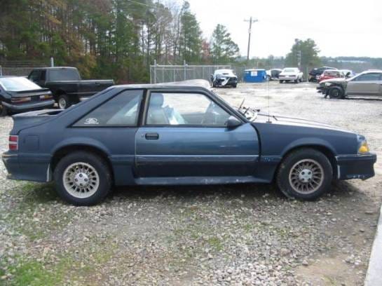 87-93 Ford Mustang Hatchback 5 Manual - Blue