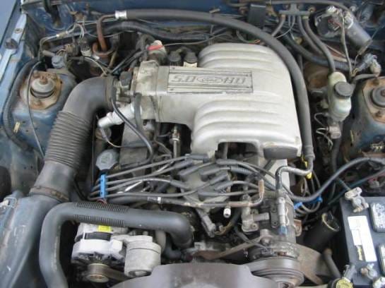 87-93 Ford Mustang Hatchback 5 Manual - Blue thumbnail 3