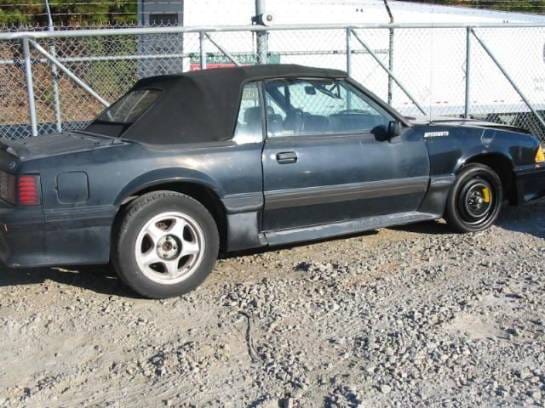 87-93 Ford Mustang Convertible 5 Manual - Blue