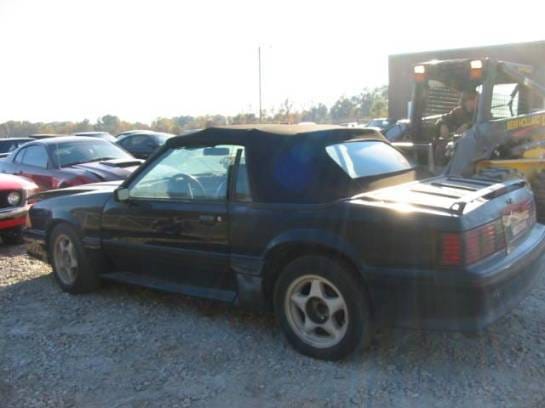 87-93 Ford Mustang Convertible 5 Manual - Blue thumbnail 2