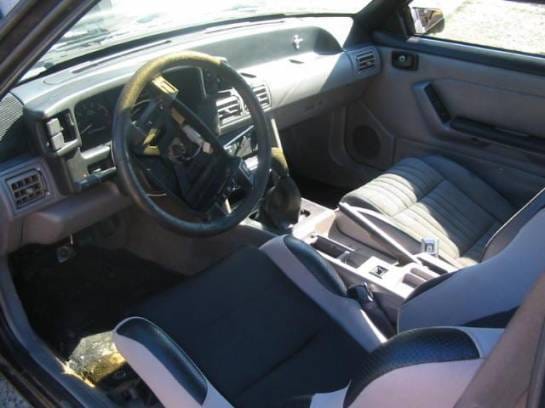 87-93 Ford Mustang Hatchback 5 Manual - Black thumbnail 4