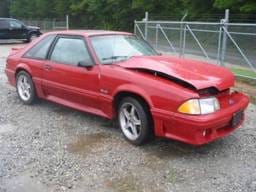 87-93 Ford Mustang Hatchback 5 Manual - Red