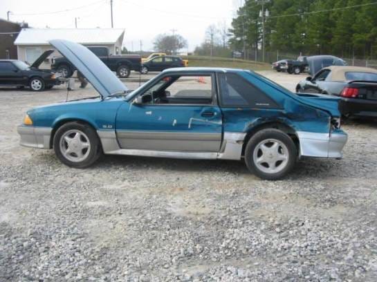 87-93 Ford Mustang Hatchback 5 Automatic - Blue thumbnail 2