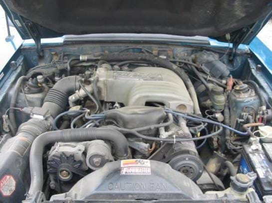 87-93 Ford Mustang Hatchback 5 Automatic - Blue thumbnail 3