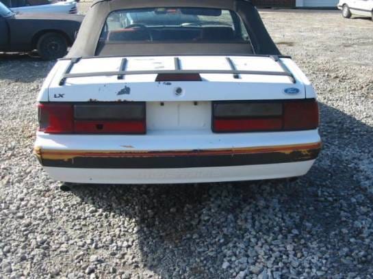 87-93 Ford Mustang Convertible 5 Automatic - White thumbnail 4