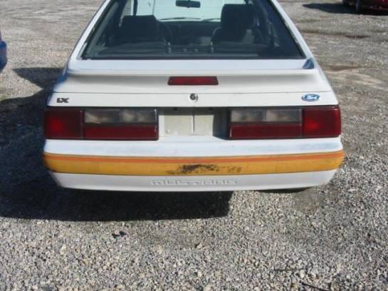 87-93 Ford Mustang Hatchback 5 Automatic - White thumbnail 5