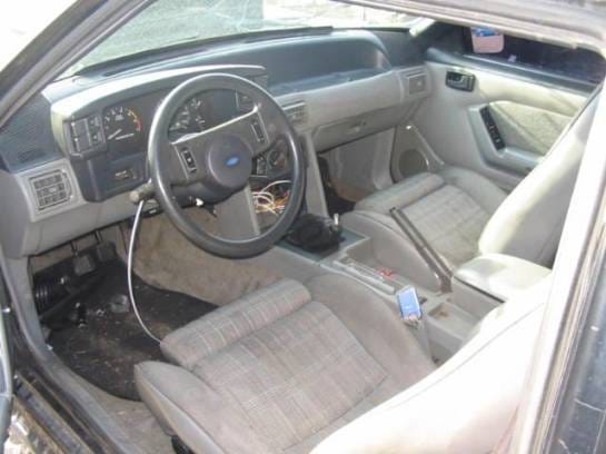 87-93 Ford Mustang Hatchback 5 Manual - Black thumbnail 3