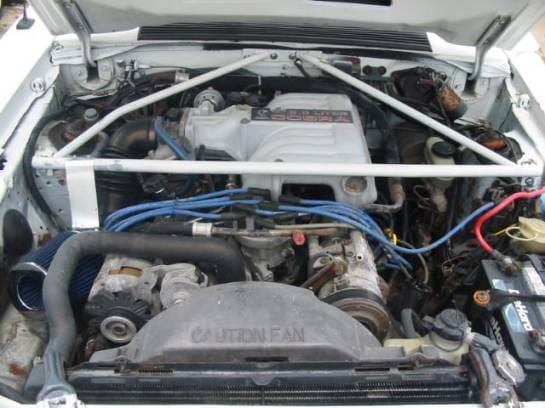 87-93 Ford Mustang Hatchback 5 Manual - White thumbnail 3