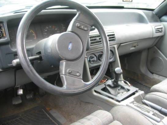 87-93 Ford Mustang Hatchback 5 Manual - White thumbnail 5