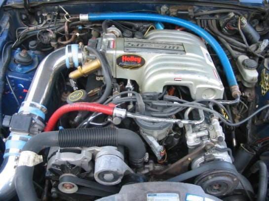 87-93 Ford Mustang Hatchback 5 Manual - Blue thumbnail 2