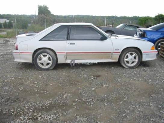 87-93 Ford Mustang Hatchback 5 Manual - White thumbnail 3